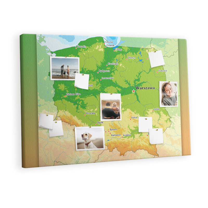 Ceara Cork Corkboard / Bulletin Board
