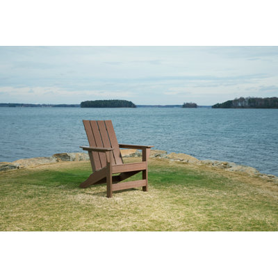 Chaise Adirondack en plastique Emmeline