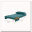 Fauteuil d'appoint rembourré convertible-531638998