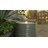 Ribbed Outdoor Water Fountain with LED Lights, Polyresin Gradient Bowl Fountain with Adjustable Flow-1854695404