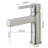 Single-Hole Single-handle Bathroom Faucet with Drain Assembly-87349273