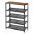 5 Tier 20 Pais Shoe Rack 29.8"W Organizer with Storage Shelves-728878946-728878974
