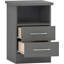 Cascio 2 Drawer Bedside Table-1986318702