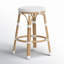 Tobias Outdoor Rattan and Metal Counter Stool-1566690181