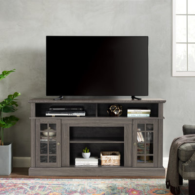 Classic TV Media Stand Modern Entertainment Console For TV Up To 65" With Open And Closed Storage Space,, 58.25"W*15.75"D*32"H