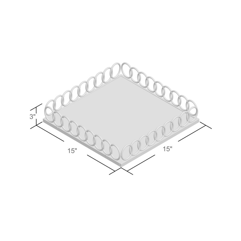 Plateau de coiffeuse Loop