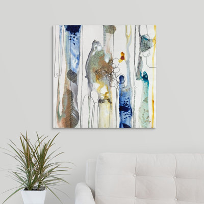 « botanique contour xi », peinture sur toile