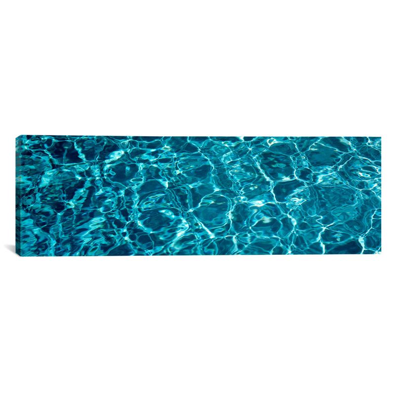 Reproduction de photo sur toile tendue, "panoramique piscine", Sacramento, Californie, H 16 po x l 48 po x p 1,5 po