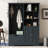 Multi-Functional Hall Tree with Shoe Storage Cabinet, Drawers, Shelves and Bench, Modern Coat Rack with Hooks for Entryway, Hallway, Mudroom, Foyer Organizer-707546597