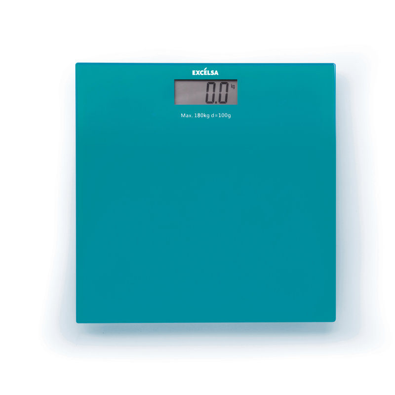 Excelsa Spa Digital Bathroom Scale, Light Blue