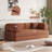 Sicilia Boneless 78.7" Corduroy Convertible Sofa Bed-2071152867