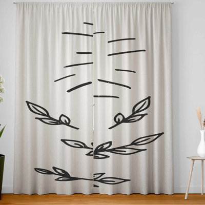 Today is the day Blackout Window Curtain Pair - Home Decor