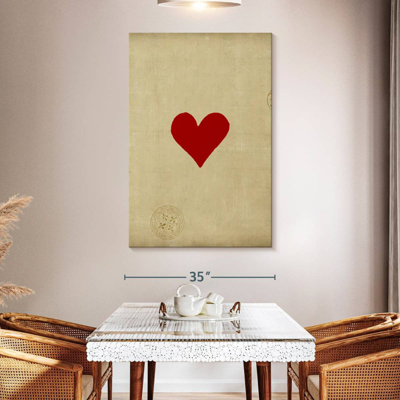 Hardie Small Heart, 51" H x 34" W