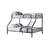 Caius Gunmetal Finish Twin Xl/Queen Bunk Bed