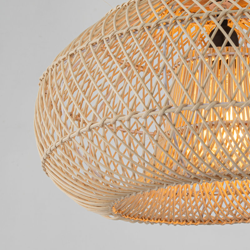 Luminaire suspendu en rotin Huka Wabi-Sabi
