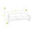 Vienna 3 Seat Lounge Set With Integrated Lounger