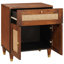 50cm W Solid Wood Bedside Table