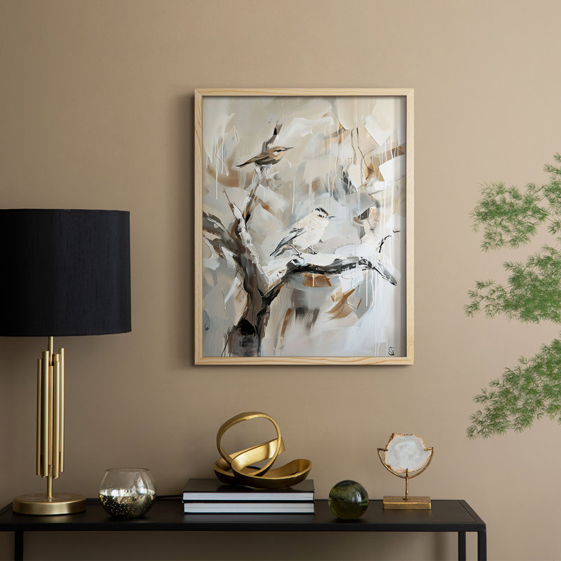 ANIMALS Series XLV III, reproduction encadrée - bois massif, H 15 po x l 12 po