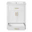 Meuble-lavabo 24 po avec comptoir en céramique-782873888