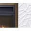Console pour foyer en bois avec portes et meuble télé Michaella-102187099-102187097