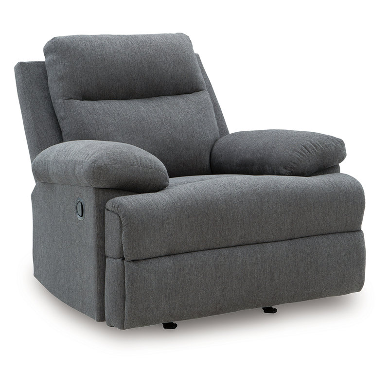 Side-Swipe Recliner, Gray