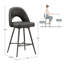 Tabouret de bar et de comptoir pivotant Etna-1383729066-1383729065