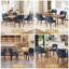 Chaise d'appoint rembourrée en bois massif-877271106