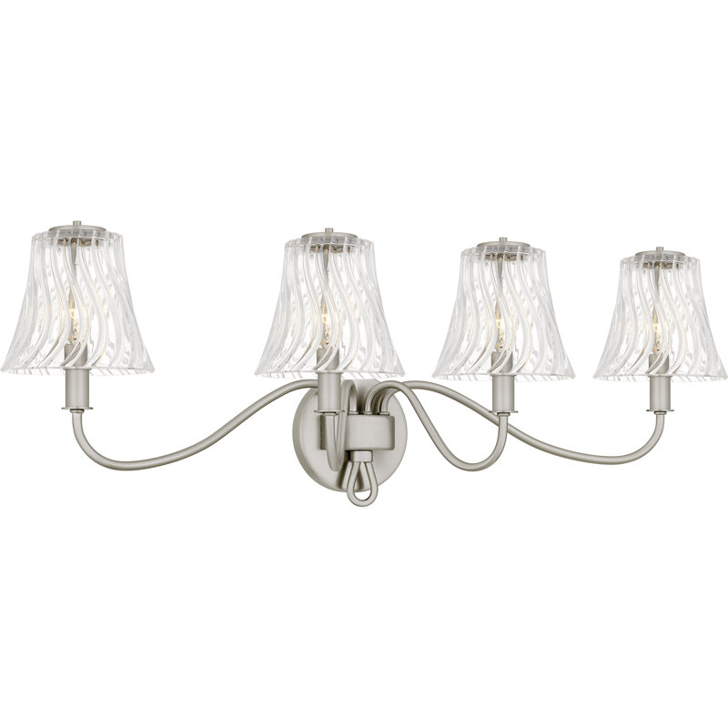 Luminaire de salle de bain Amarieon, Nickel brossé