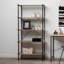 Octa 162cm H x 80cm W Manufactured Solid Wood Etagere Bookcase-1614568700-1614568701