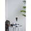 Triangular Shape 90 Minute Hourglass  4.5" x 4.5" x 15.5"  Gray/Black
