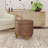 Ralpheal 19" Wide Faux leather Round Storage Ottoman-1690593987