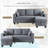 Loui Upholstered Sectional Symmetrical-479097047