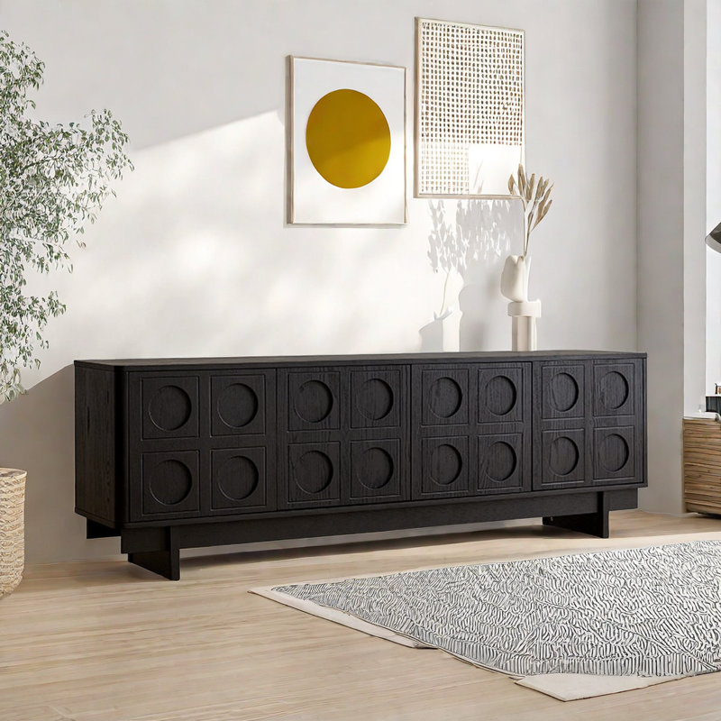 Crédence de rangement Creative Black, Noir