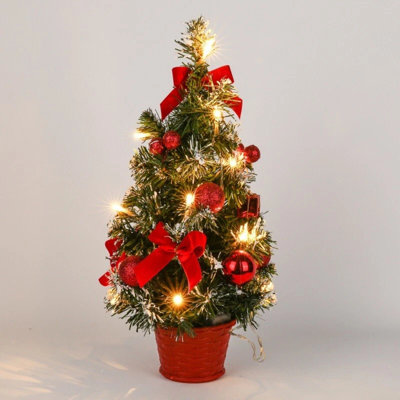 1.31' H Lighted Artificial Christmas Tree
