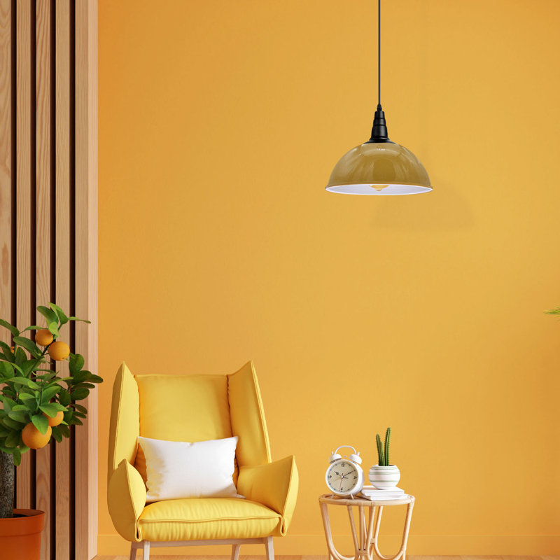 Aarika 1 - Light Dome Pendant, Yellow