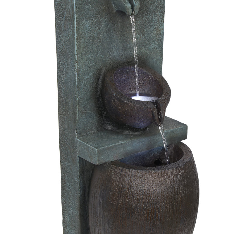 Fontaine à 3 niveaux avec lumières DEL
