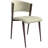 Ojani Leather Dining Chair, Modern Mid Century Upholstered Chair with Iron Legs, Comfortable Waterproof Accent Chair for Kitchen, Living Room, and Restaurant-1887407956