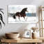 Bramly Clydesdale, cheval en hiver-108929996