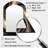 Abstract Liquid Gold And Black Spiral Swirl - Abstract Spirals Irregular Shape Large Wall Mirror, Modern Asymmetrical Unique Mirror, Printed Metal Art-1844120115