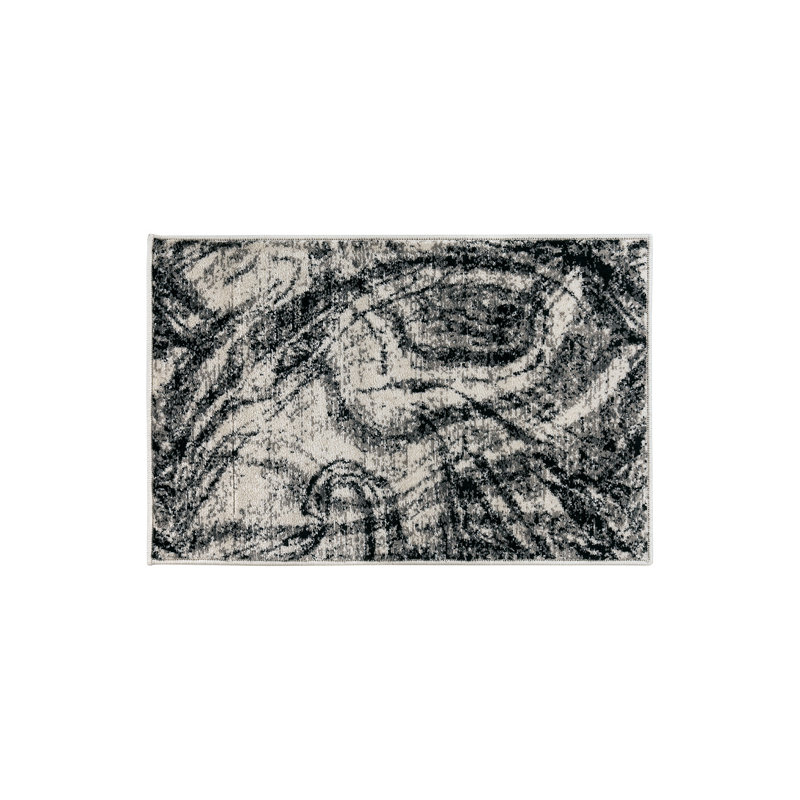 Tapis abstrait délavé, Rectangulaire 2 pi x 3 pi