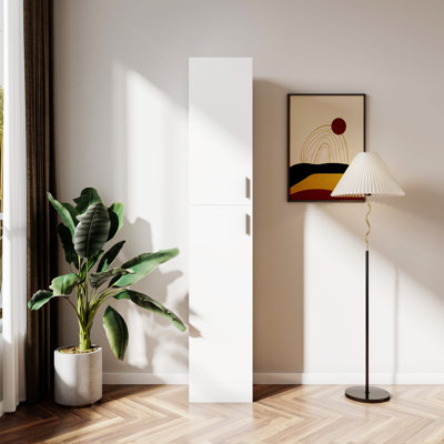 Freestanding  Cabinet With Inadjustable Shelves And Two Doors For Kitchen