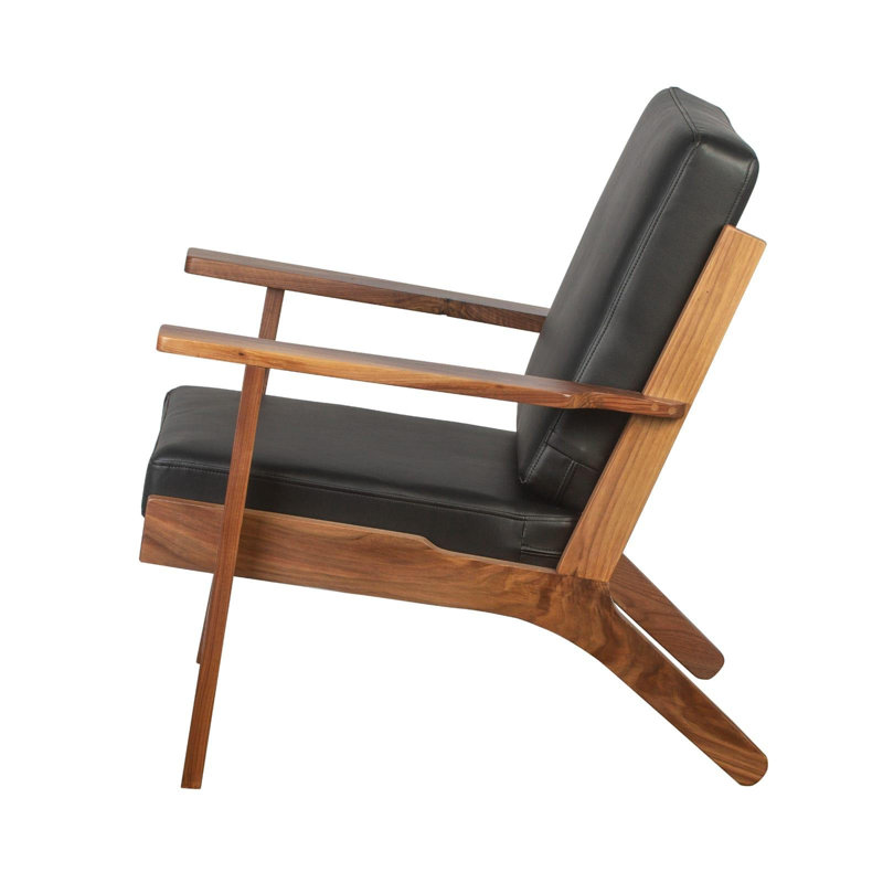 Deaver Faux Leather Accent Chair