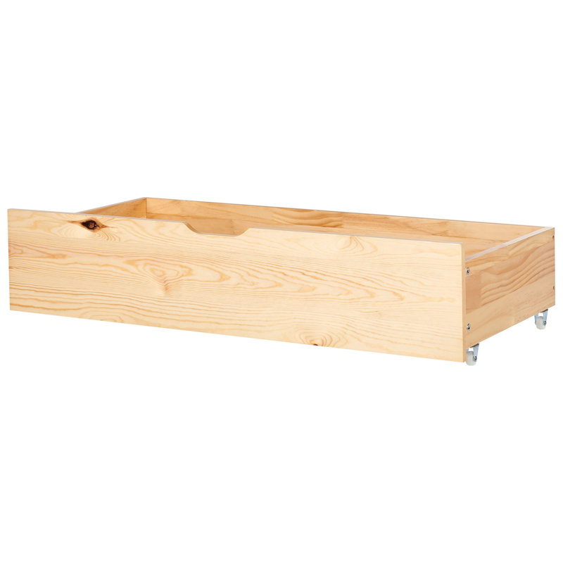 OLENDON Underbed Storage Drawers, Light Brown