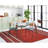 Bokara Hills Hand Woven Cotton Striped Rug-21204822