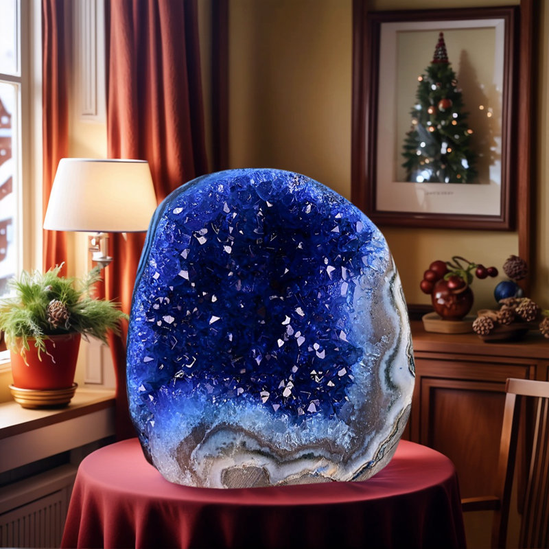 Blue Lekhi Array ， 400-500G ， Décoration, ornements pour la maison, cadeaux des Fêtes, cadeaux de la Saint-Valentin