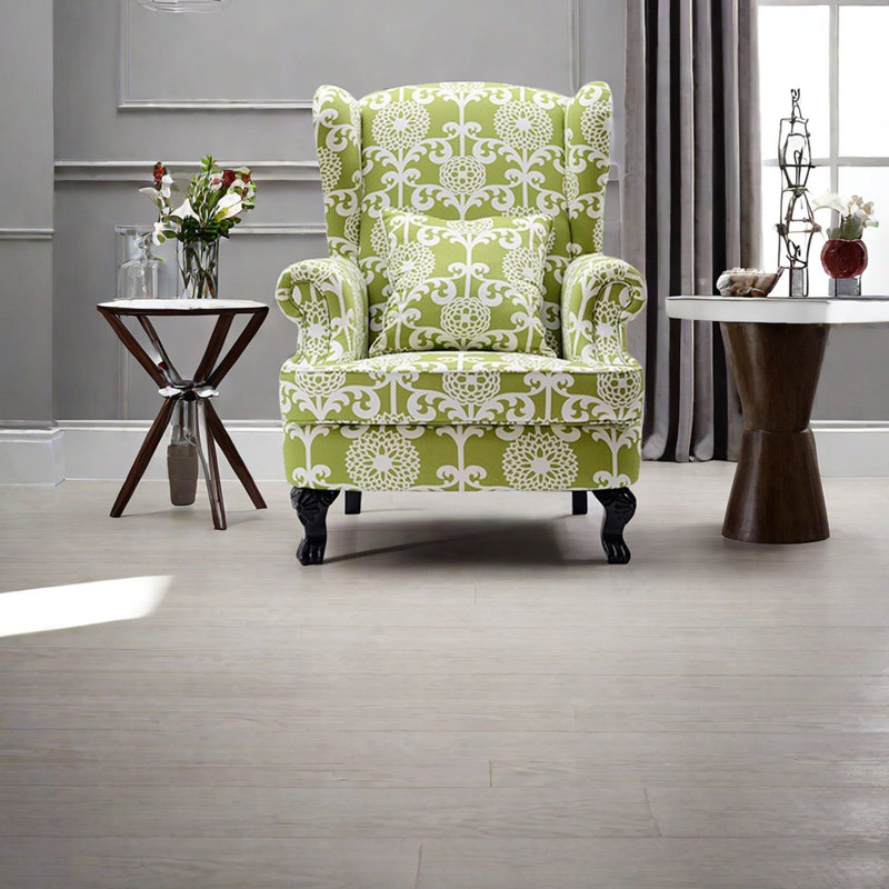 Fauteuil inclinable Laerte, Mélange de polyester vert