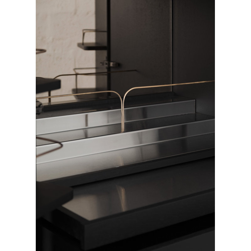Perfidia Solid Wood Bar Cabinet