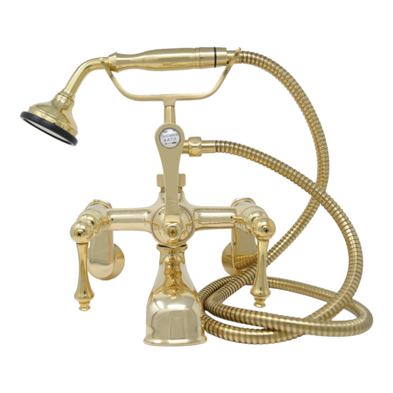 Robinet de baignoire British, Laiton poli non laqué