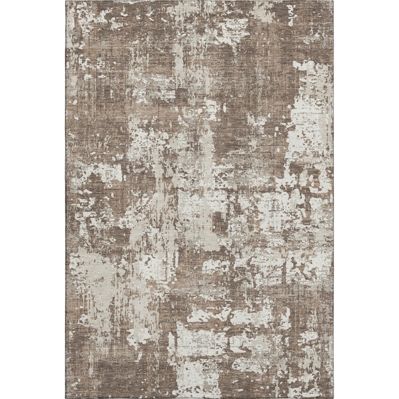 Premium Machine Washable Mayfield AMF1008 Abstract Rug, Rectangle 10' x 14'
