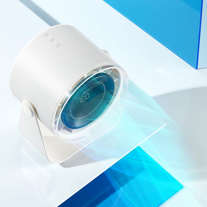 Ventilateur personnel portable, Blanc